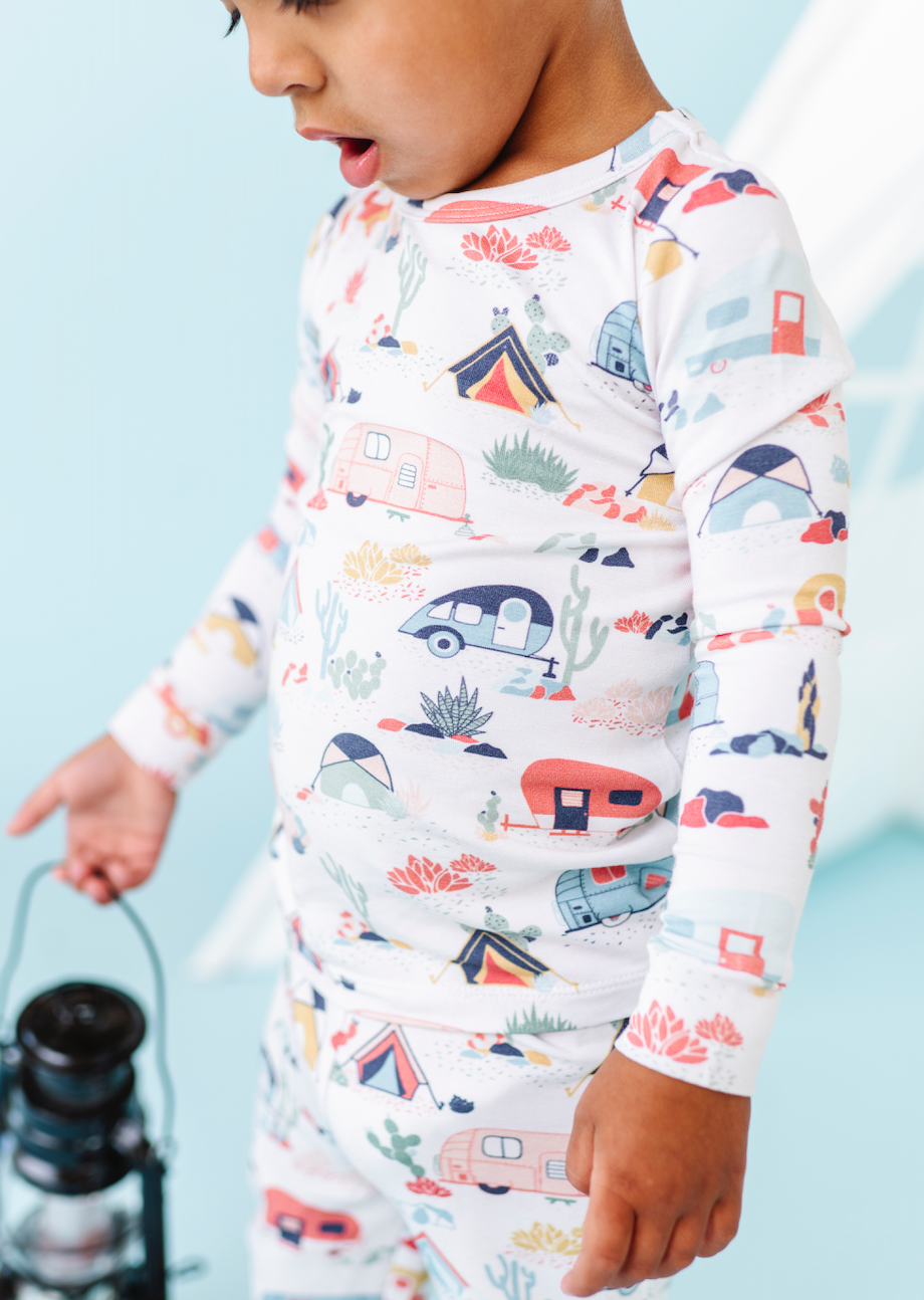 Kids Bamboo Pajamas - Bamboo Clothing- Western Camper Desert