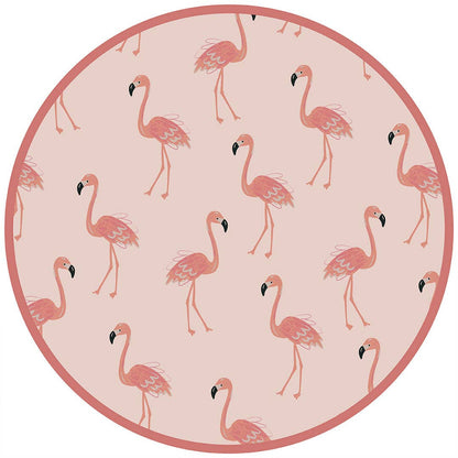 Fancy Flamingos Pink Bamboo Baby Pajamas Convertible Sleeper