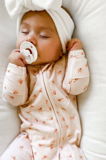 Bamboo/Organic Cotton Florence Onesie - Posey