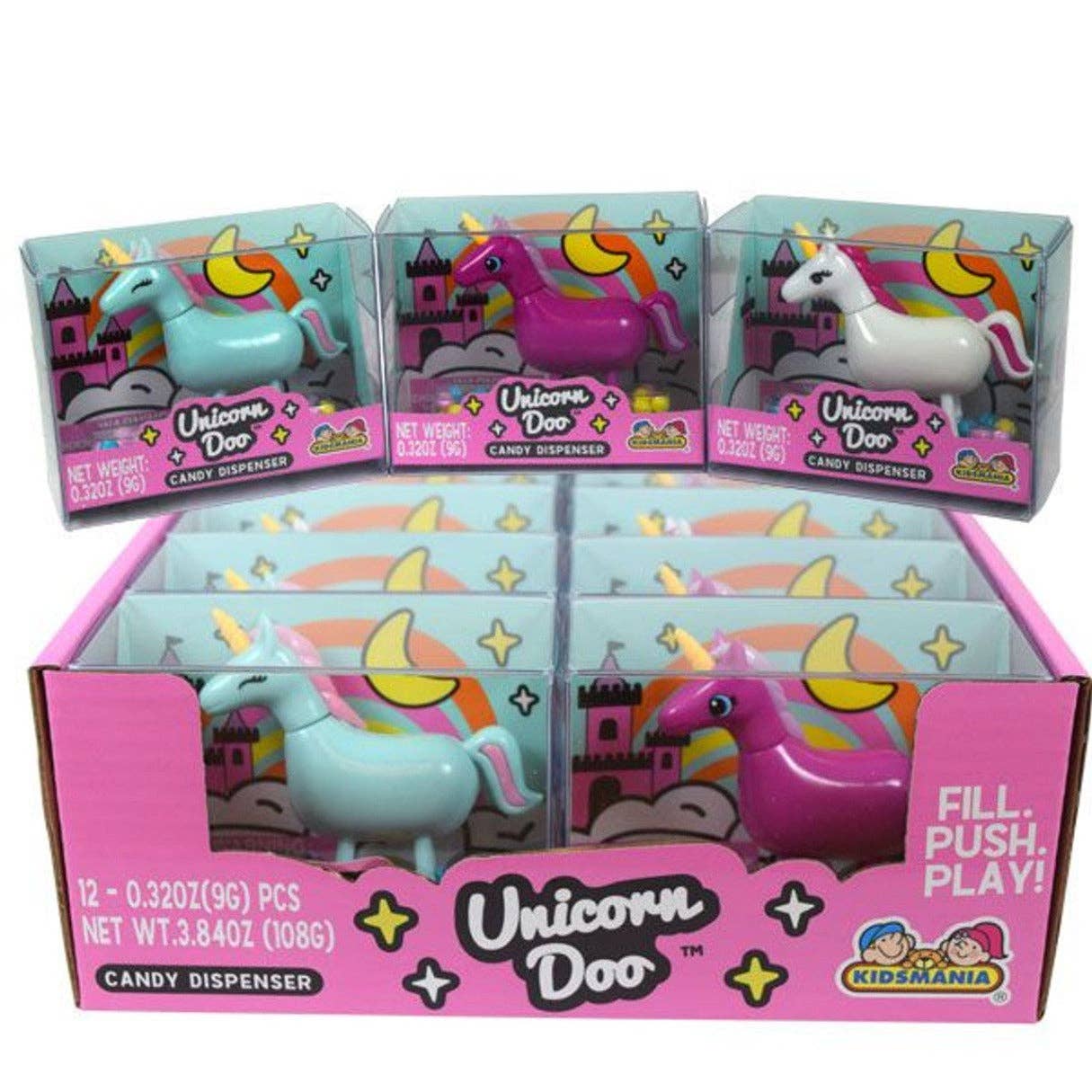 Kidsmania Unicorn Doo Doo Candy & Dispenser