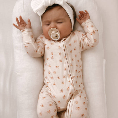 Bamboo/Organic Cotton Florence Onesie - Posey