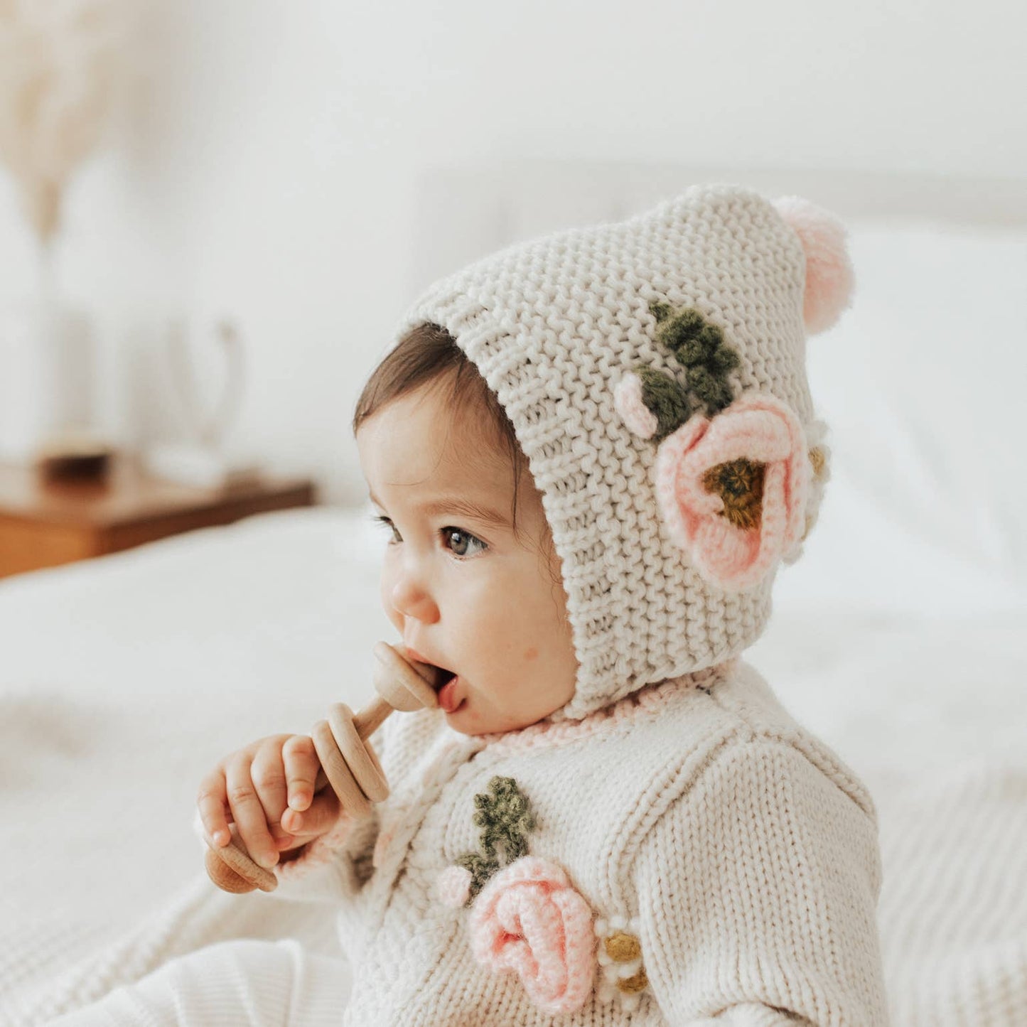 Natural Poppy Bonnet Baby & Kids