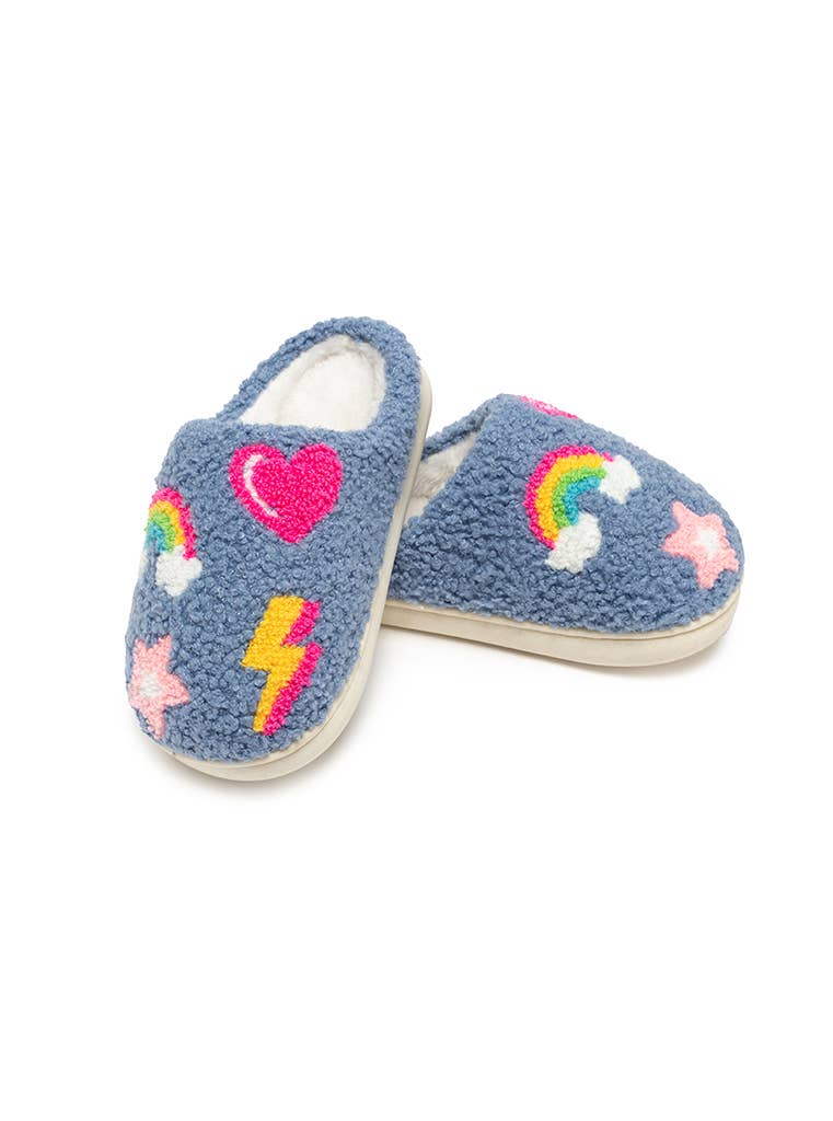 Kids Denim Slippers