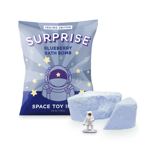 Blueberry Surprise Bath Bomb 4.8 oz - Surprise Toy Inside