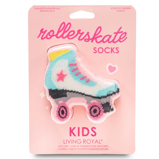 Roller Skate Kids 3D Crew Socks