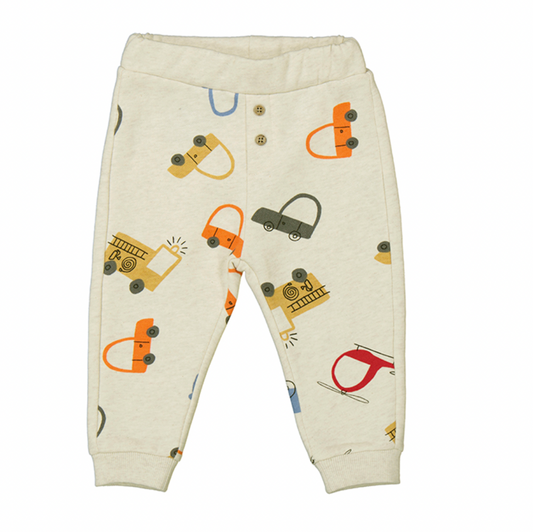 Printed Car Baby Sweatpants