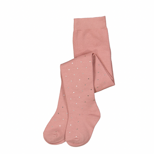 Pink Polkadot Baby Tights