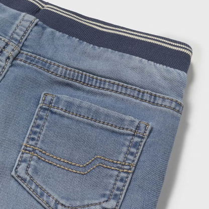 Soft Denim Jogger for Baby - Medium Wash