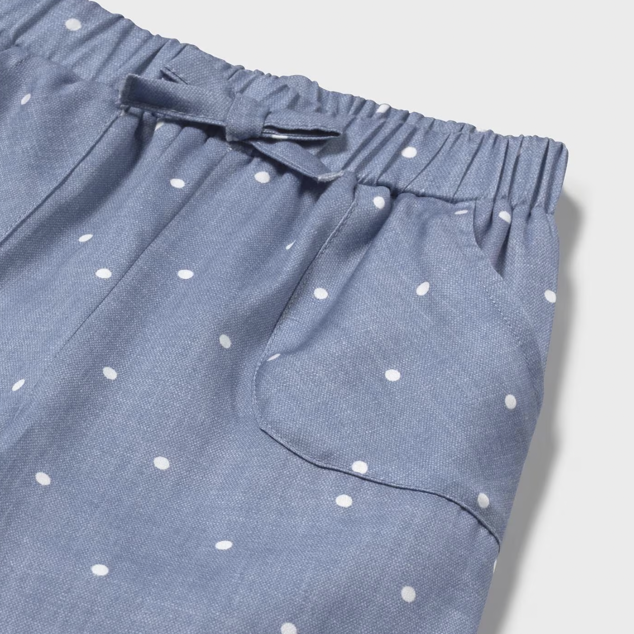 Polkadot Chambray Trousers for Baby