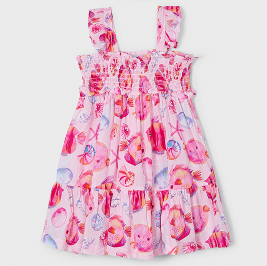 Seashell Printed Children's Sundress