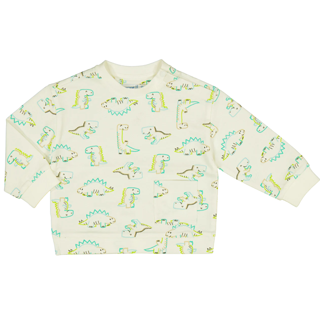 Dino Printed Pullover Top for Baby