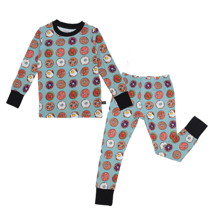 Bagels Two-Piece Bamboo Pajamas