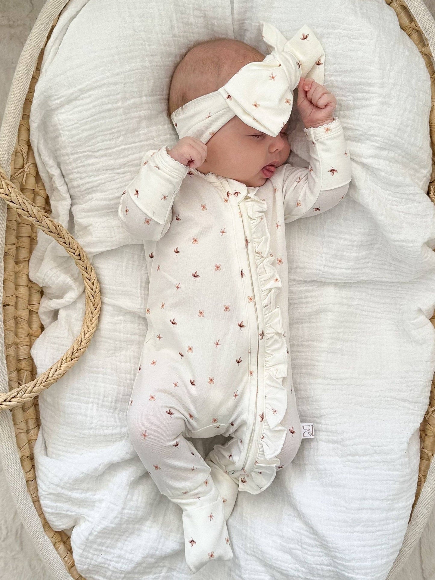 Bamboo/Organic Cotton Oakleigh Onesie - Audrey