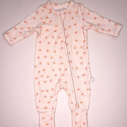 Bamboo/Organic Cotton Florence Onesie - Posey