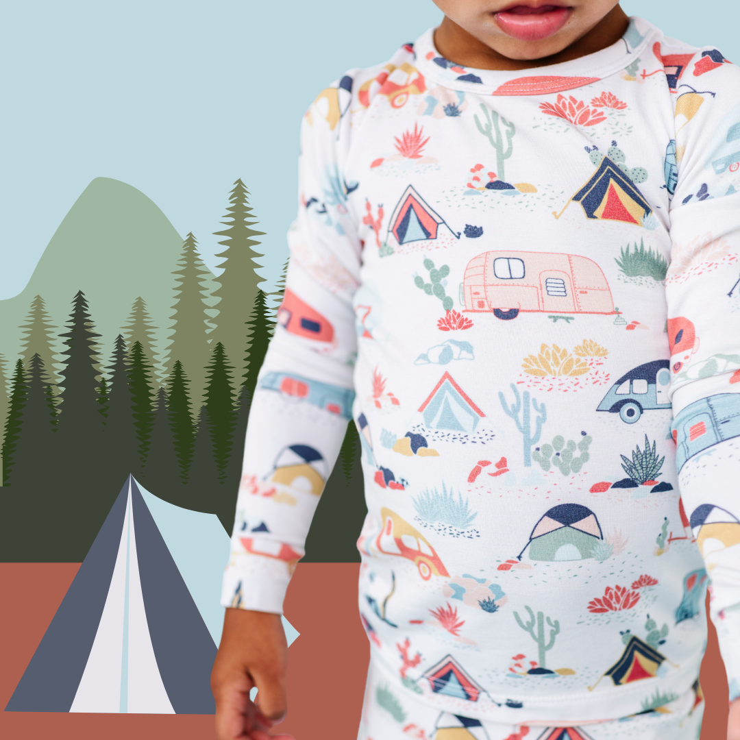 Kids Bamboo Pajamas - Bamboo Clothing- Western Camper Desert