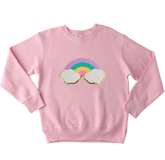 Pastel Rainbow Clouds Sweatshirt
