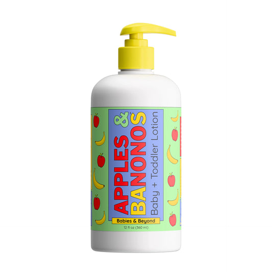 Apples and Banonos Lotion for Babies & Toddlers – Ultra-Gentle, Naturally Clean